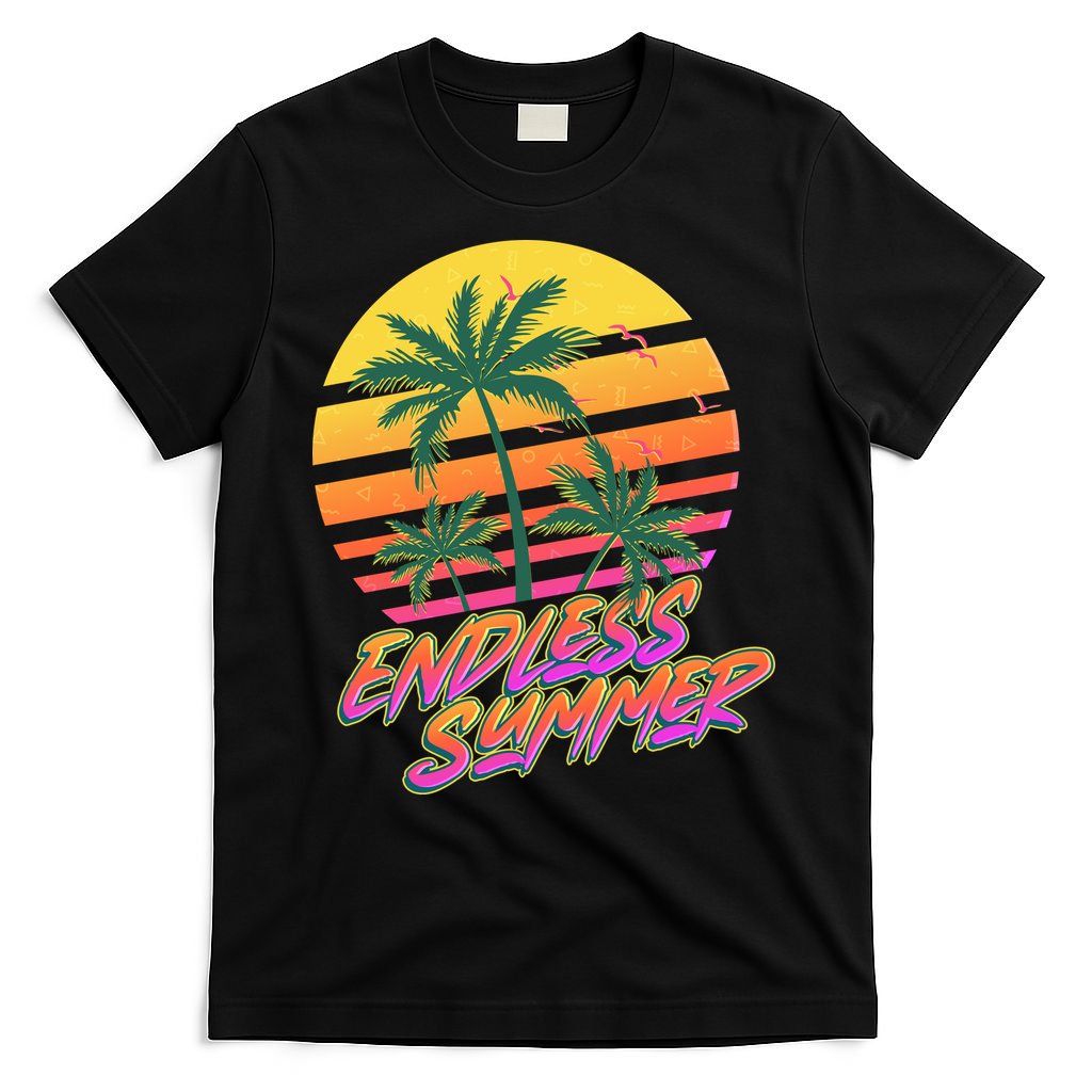 Retro 80s Eighties Tropical Endless Summer T-Shirt