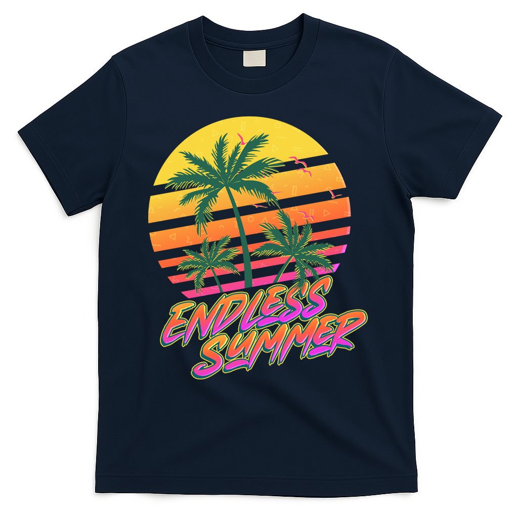Retro 80s Eighties Tropical Endless Summer T-Shirt