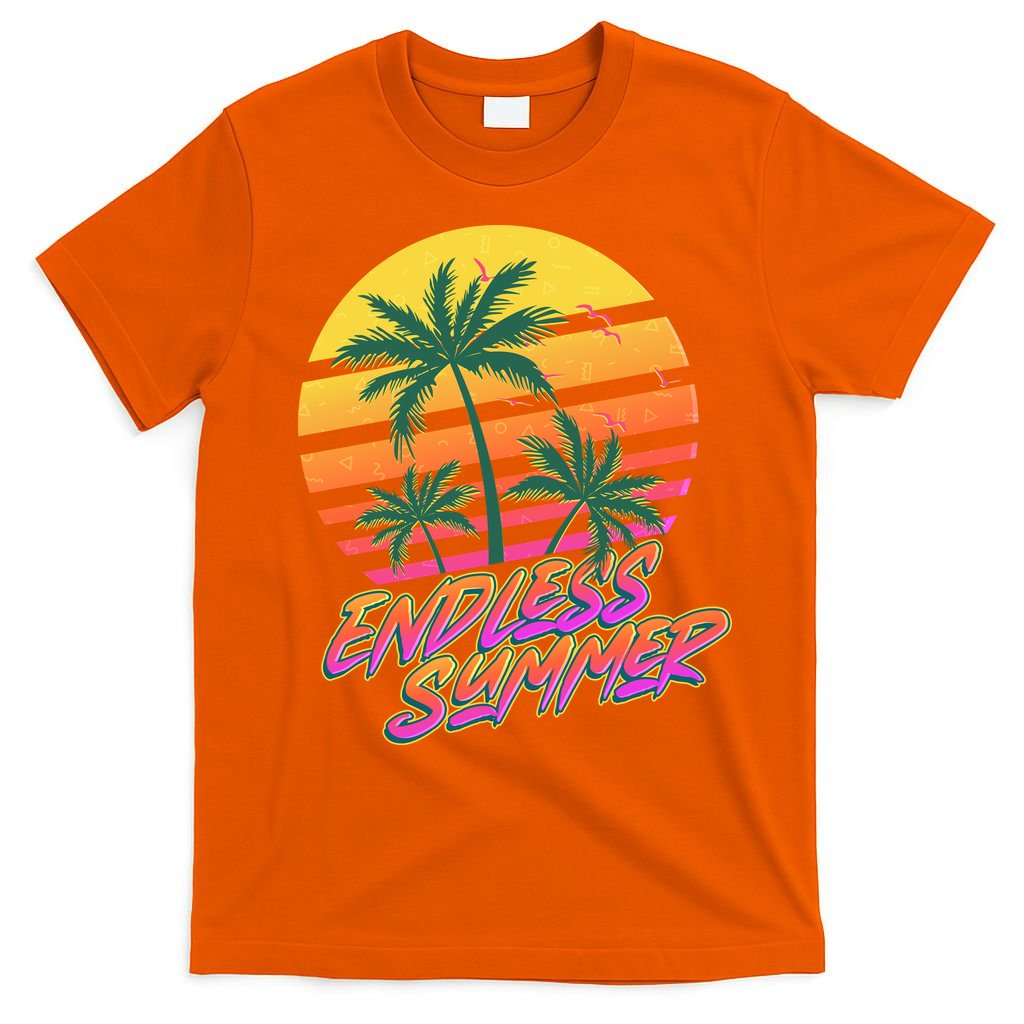 Retro 80s Eighties Tropical Endless Summer T-Shirt