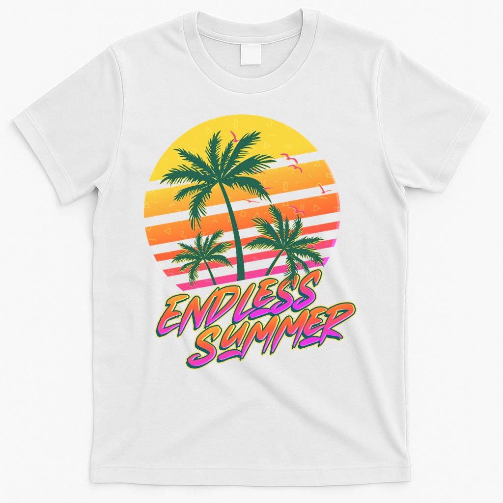 Retro 80s Eighties Tropical Endless Summer T-Shirt