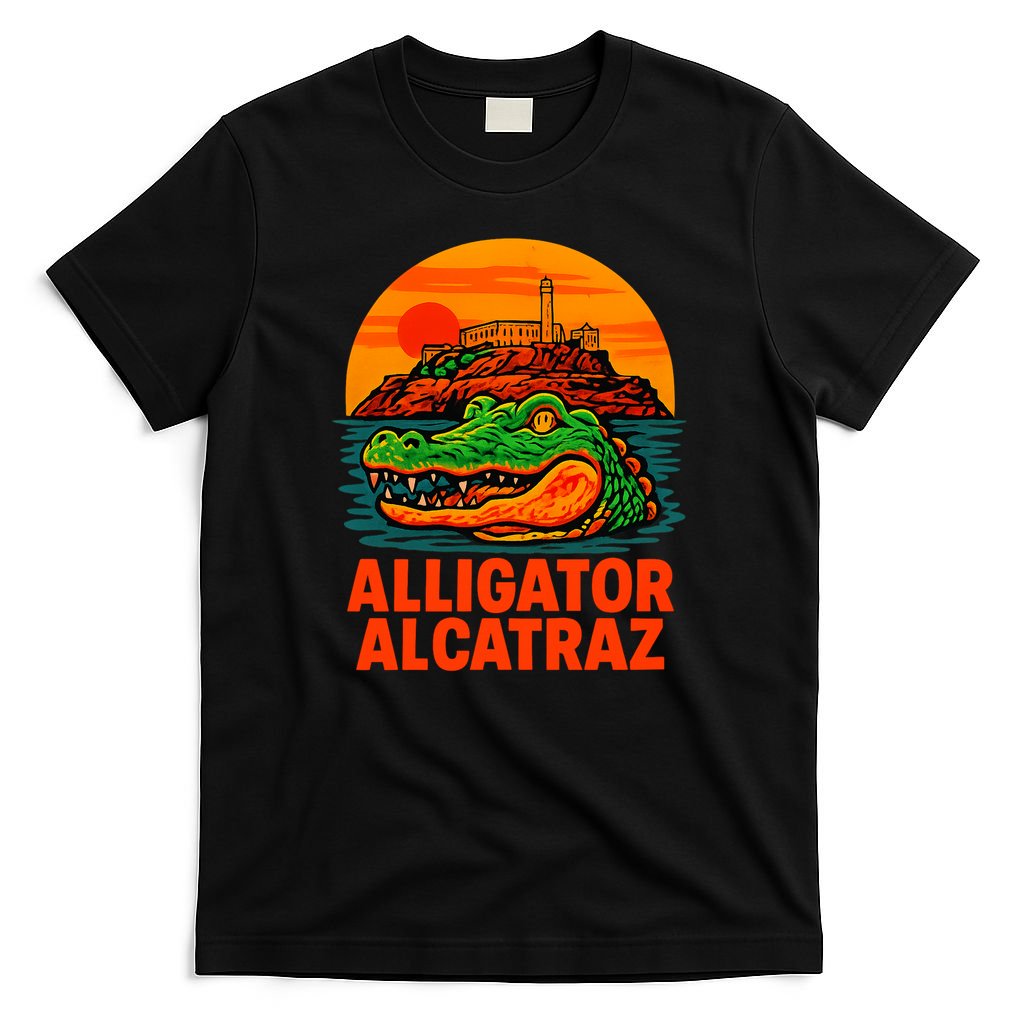 Retro Alligator Alcatraz T-Shirt