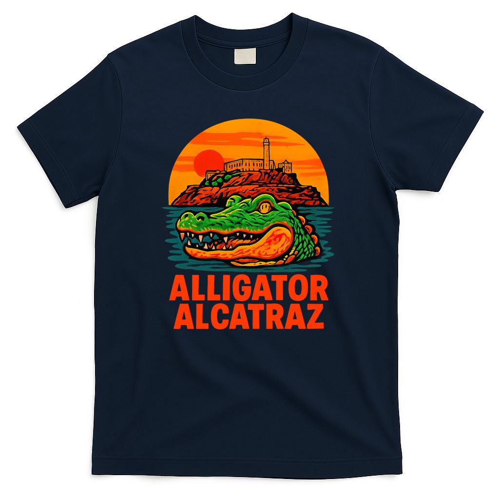 Retro Alligator Alcatraz T-Shirt