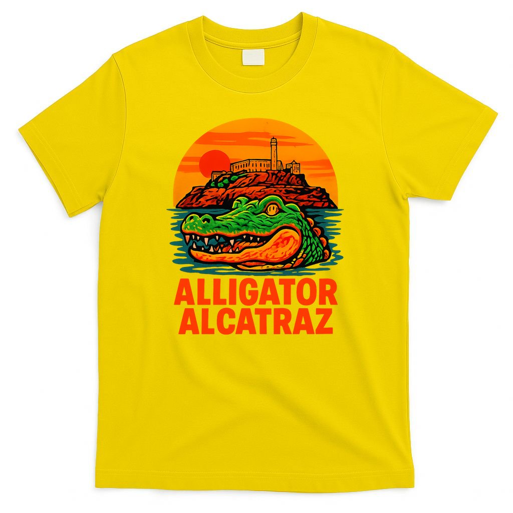 Retro Alligator Alcatraz T-Shirt