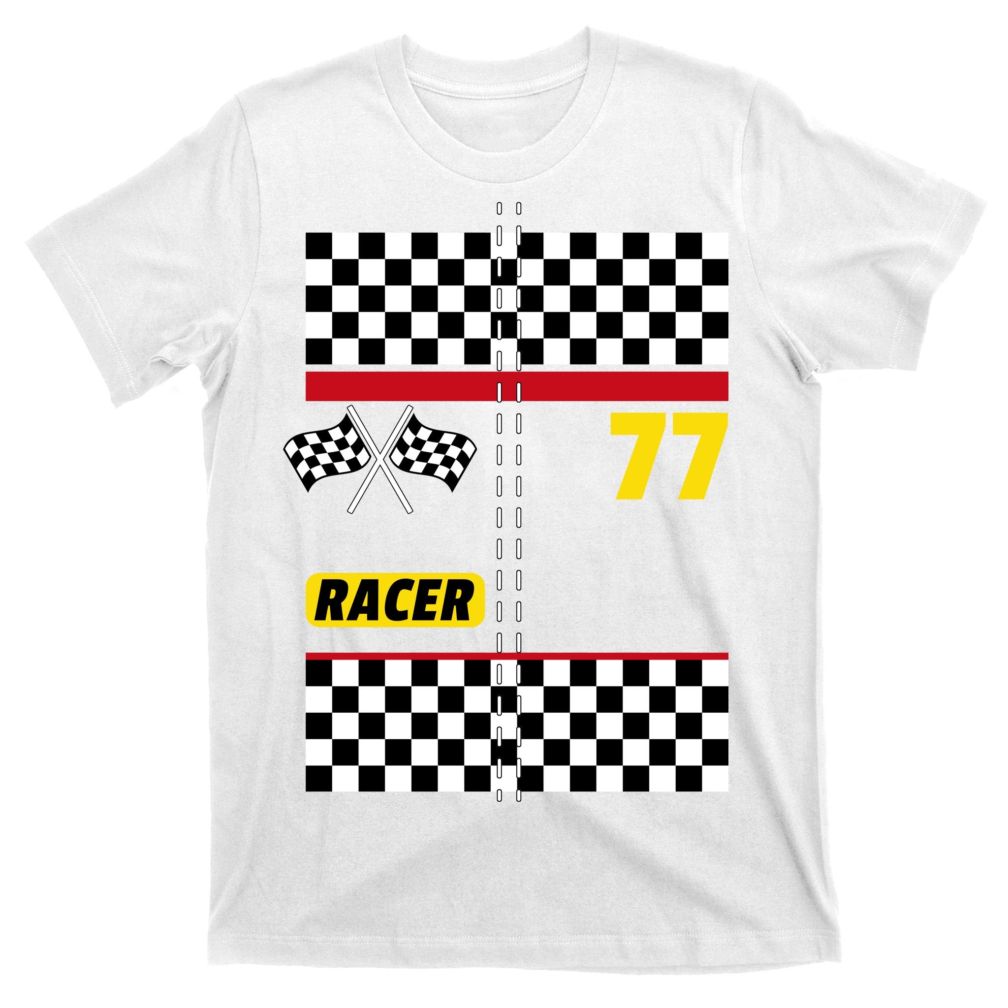Race Car Driver Costume For Halloween T-Shirt