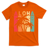 Retro Aloha Hawaii Tropical Summer Palm Tree Hawaiian T-Shirt