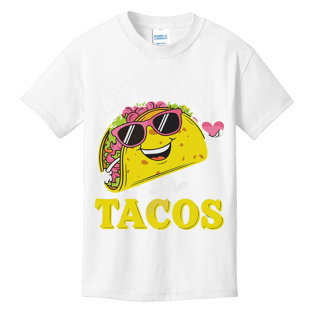 Roses Are Red Blah Tacos Valentine Day Food Lover Kids T-Shirt