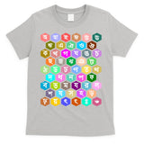 Rainbow Bangla Alphabets Letters Learning Bengali T-Shirt