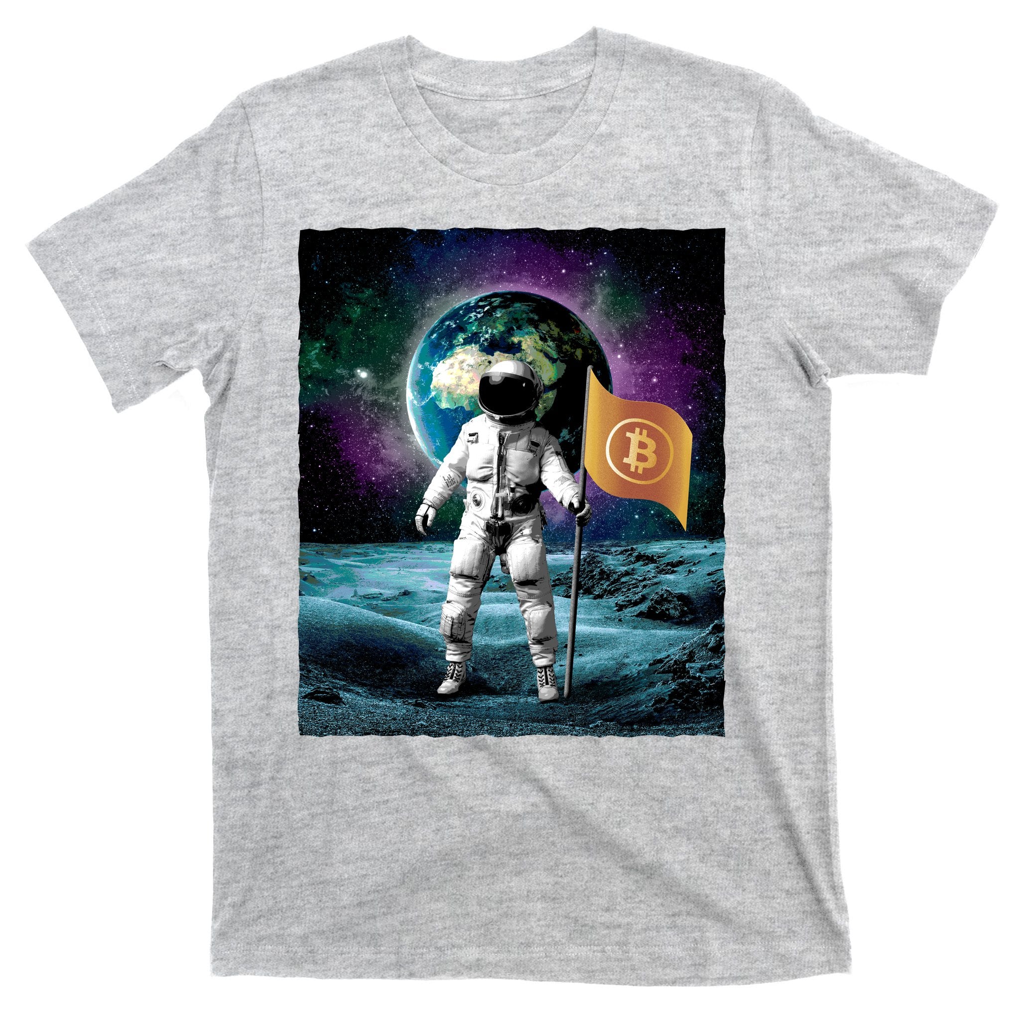 Retro Bitcoin Astronaut T-Shirt