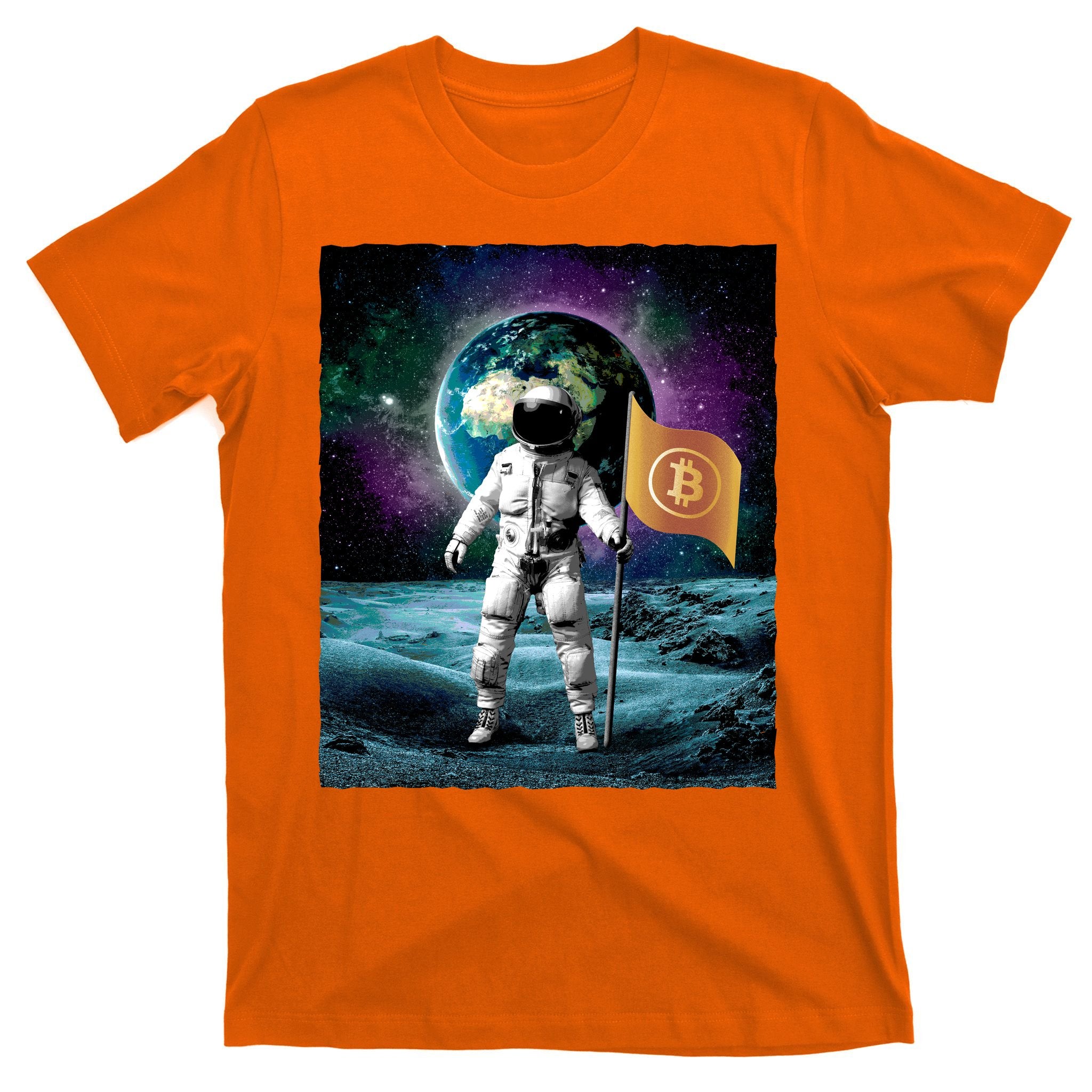 Retro Bitcoin Astronaut T-Shirt