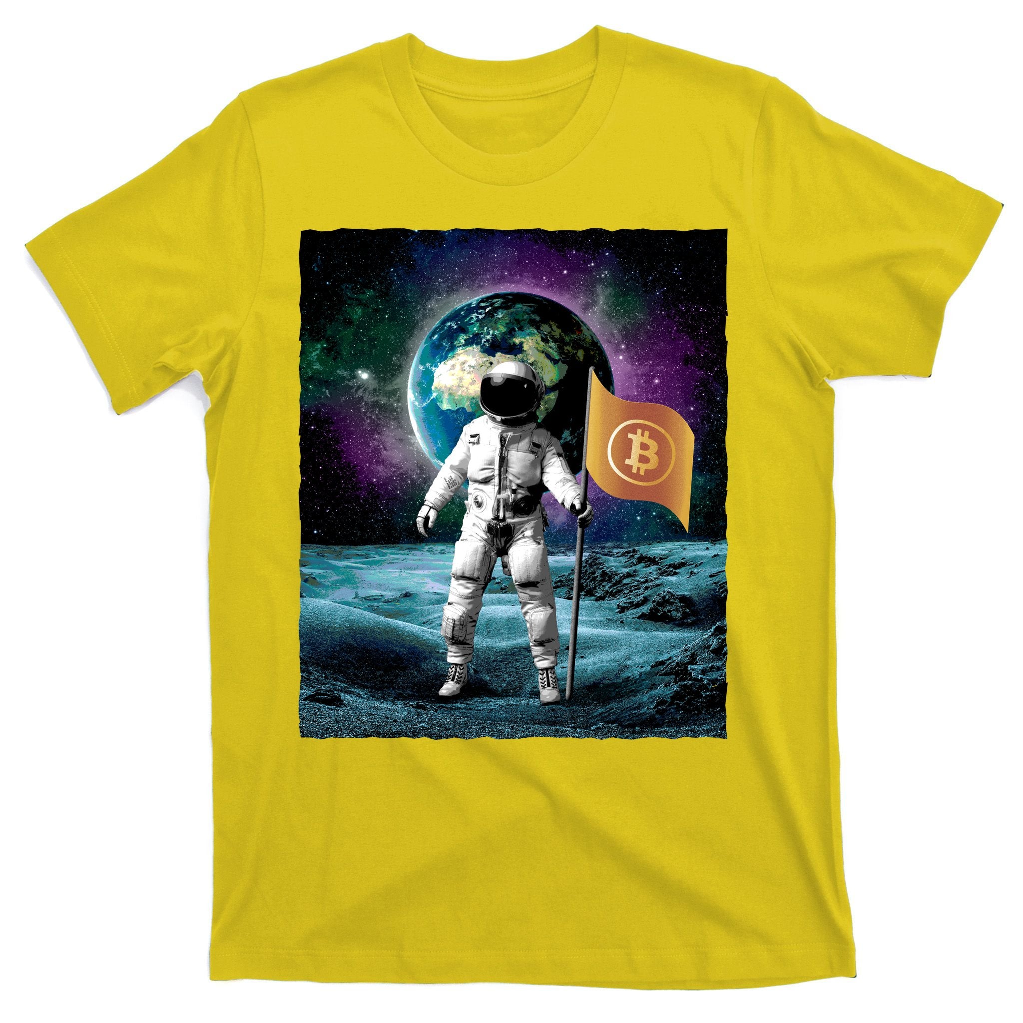 Retro Bitcoin Astronaut T-Shirt