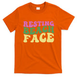Resting Beach Face Funny Summer Vacation T-Shirt