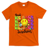 Retro Bruh We Back Secretary School Secretary Back To School T-Shirt