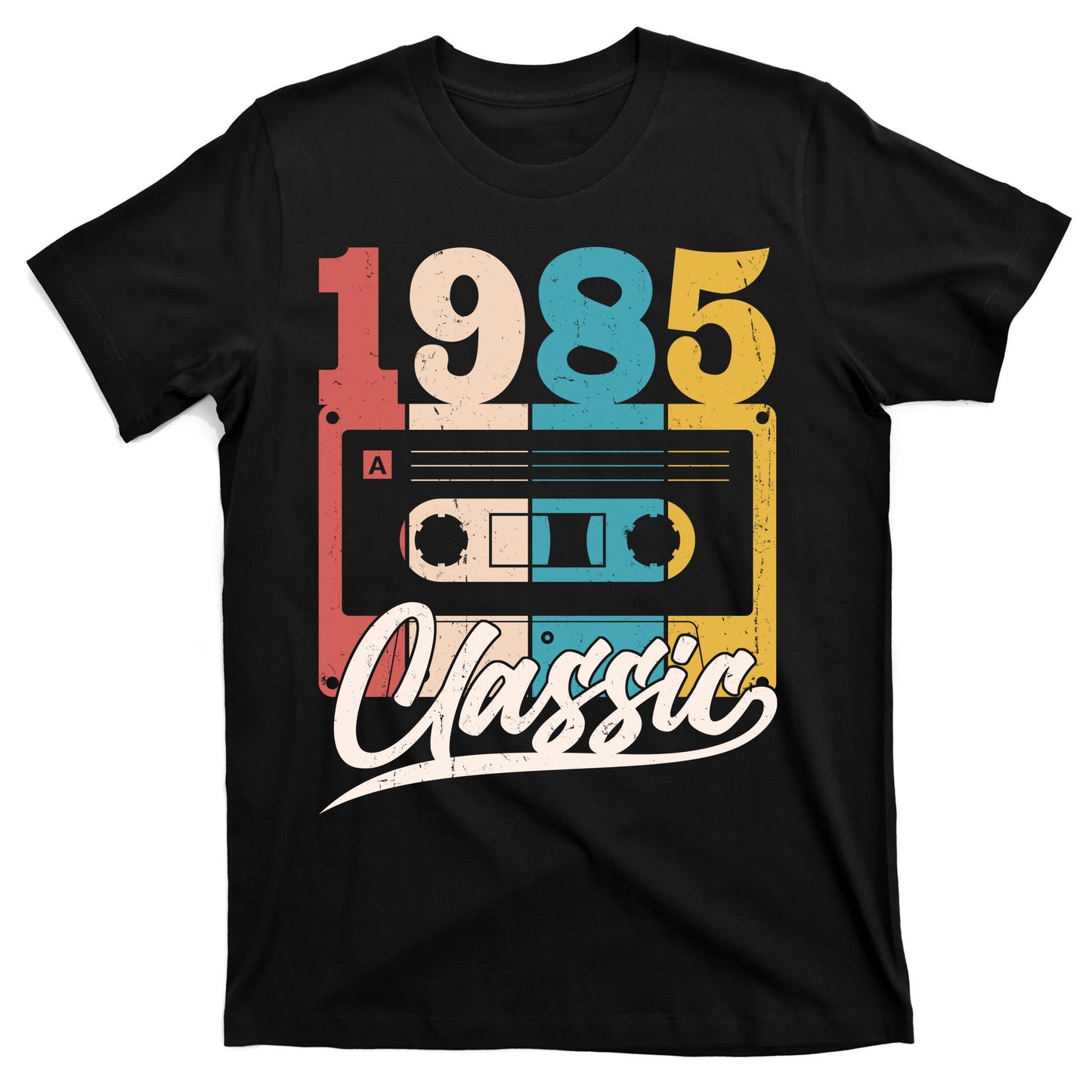 Retro Classic 1985 Birthday Cassette Tape T-Shirt