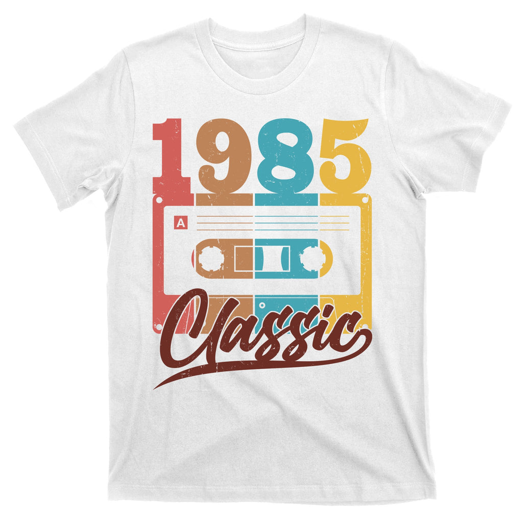 Retro Classic 1985 Birthday Cassette Tape T-Shirt