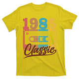 Retro Classic 1985 Birthday Cassette Tape T-Shirt