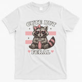 Raccoon Cute But Feral Funny Animal T-Shirt