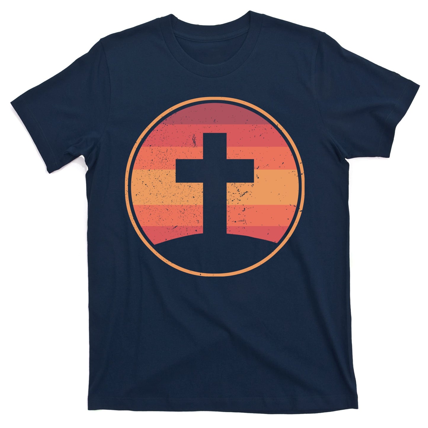 Retro Christian Cross T-Shirt
