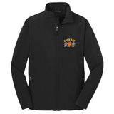 Retro Cartoon Football Game Day Core Soft Shell Jacket