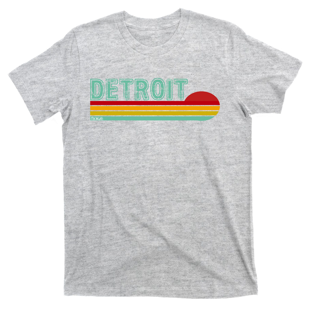 Retro Detroit Sunset Logo T-Shirt