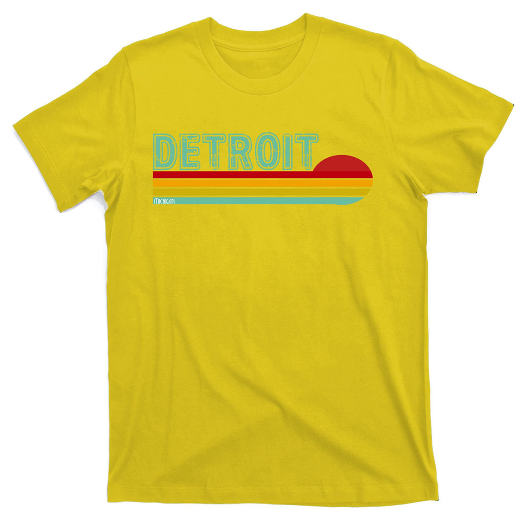 Retro Detroit Sunset Logo T-Shirt