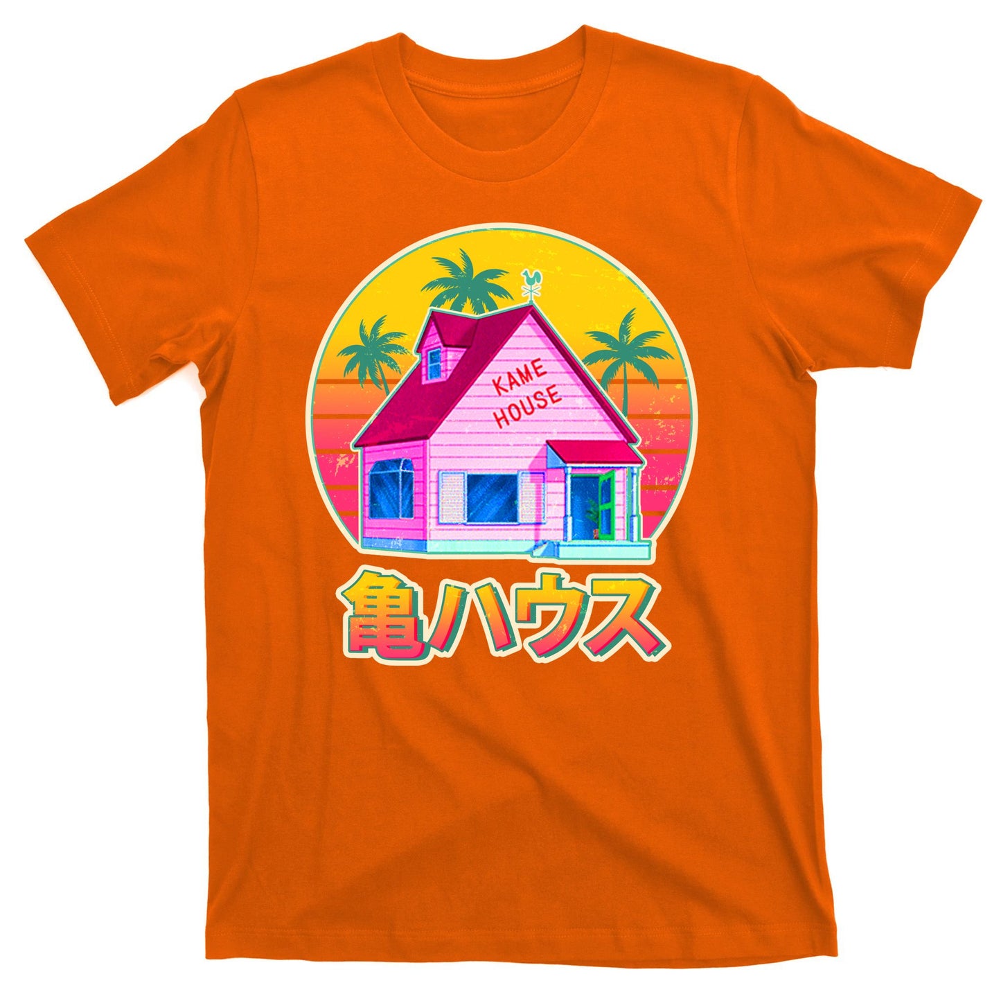 Retro Eighties 80's Anime Kame House T-Shirt