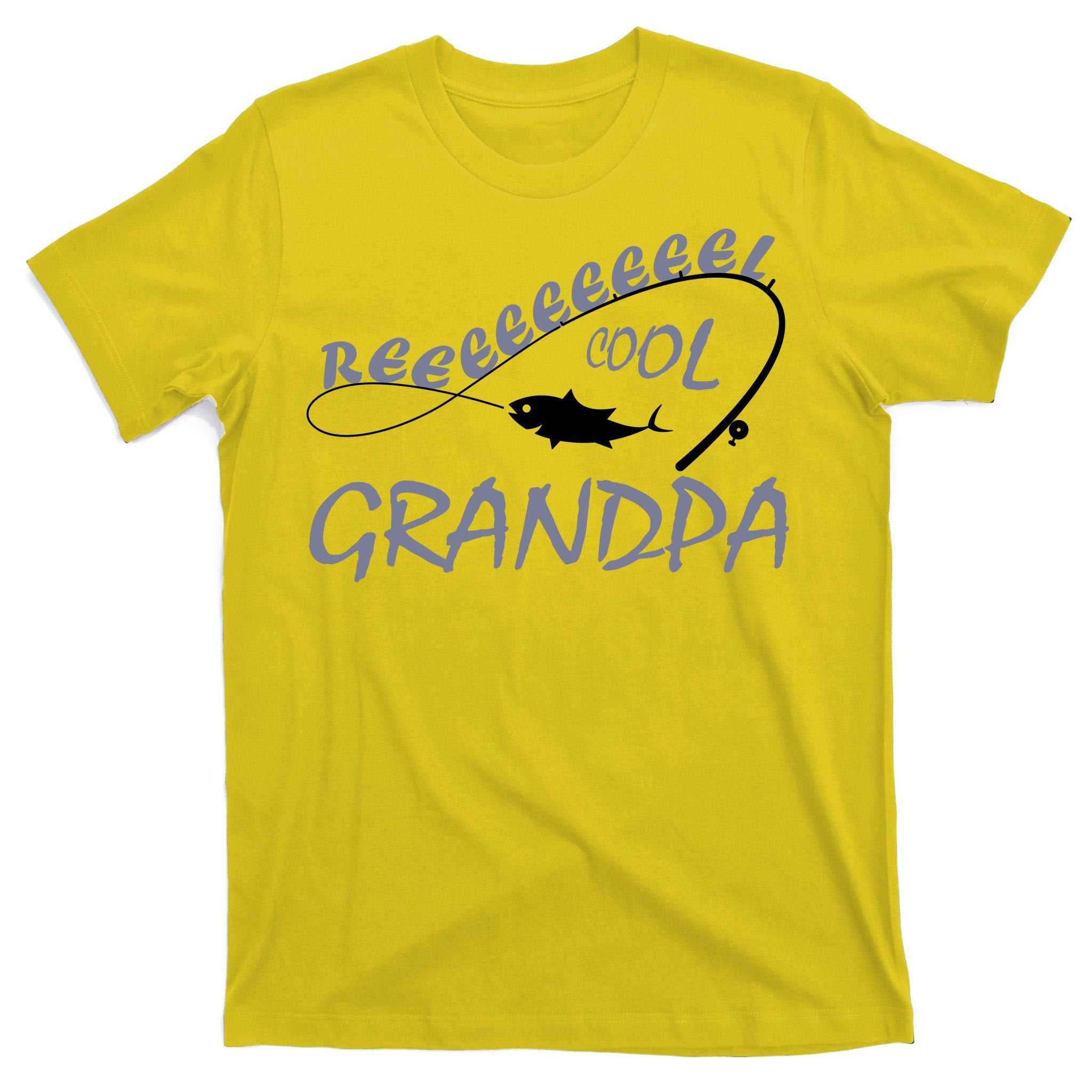 Real Cool Fishing Grandpa T-Shirt