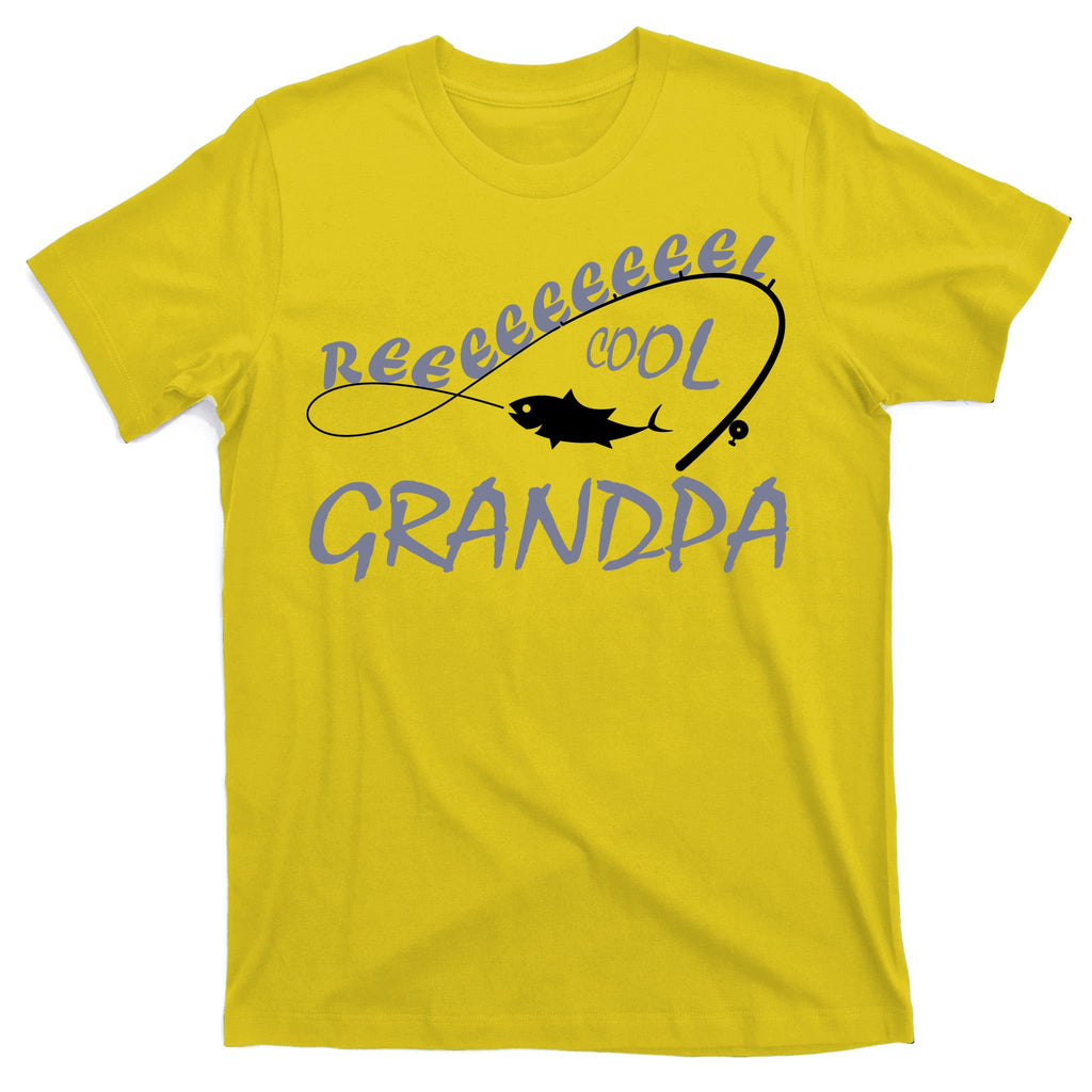 Real Cool Fishing Grandpa T-Shirt