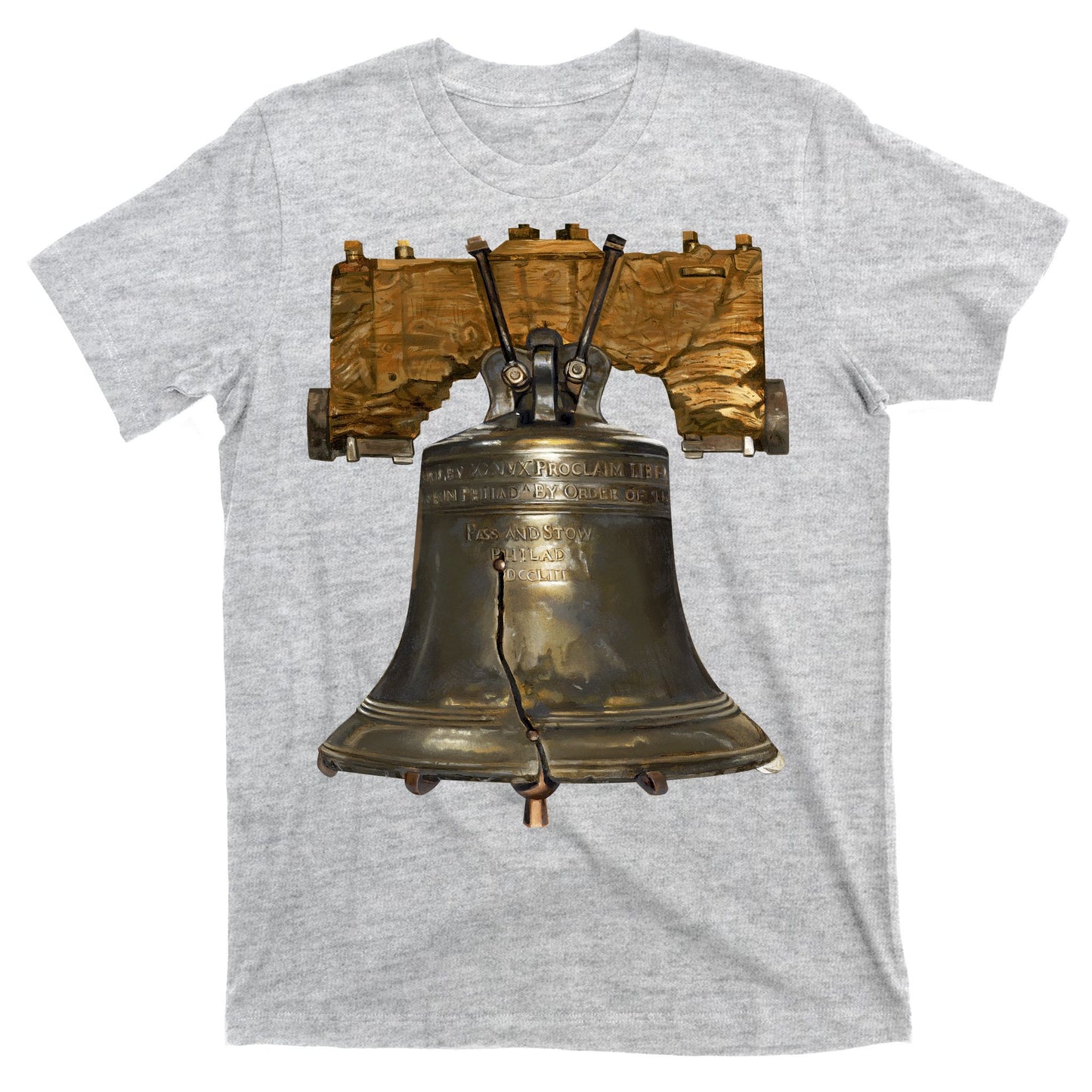 Realistic Liberty Bell T-Shirt