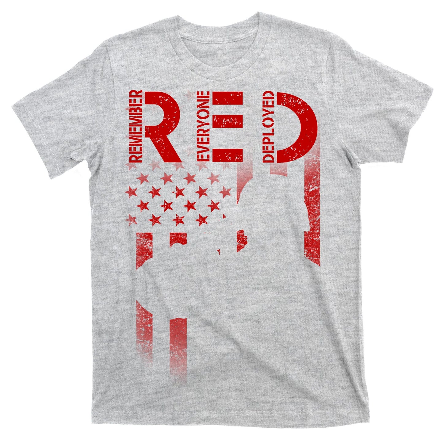 Red Friday Remember Everyone Deployed Flag T-Shirt