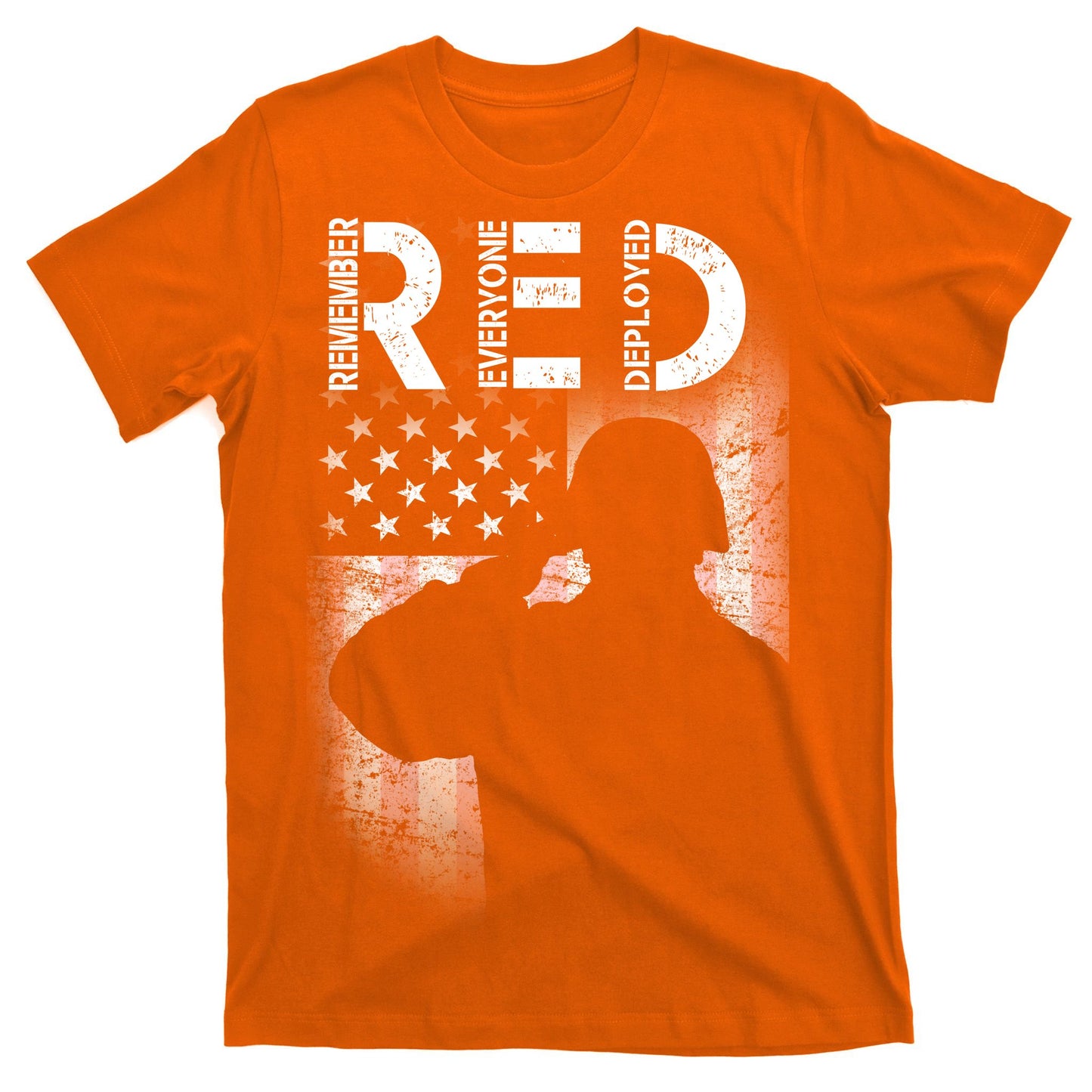 Red Friday Remember Everyone Deployed Flag T-Shirt