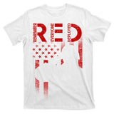 Red Friday Remember Everyone Deployed Flag T-Shirt