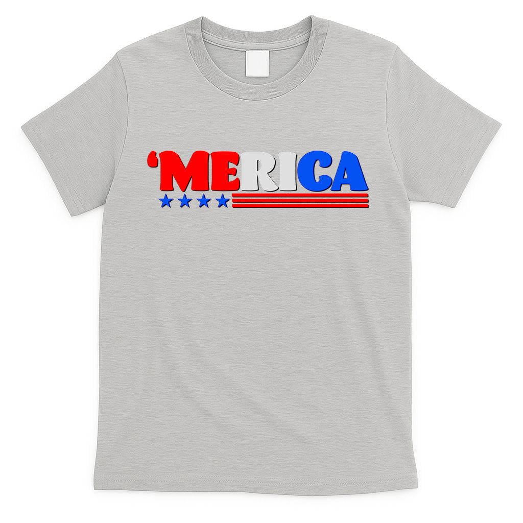 Red White & Blue 'Merica 4th Of July T-Shirt