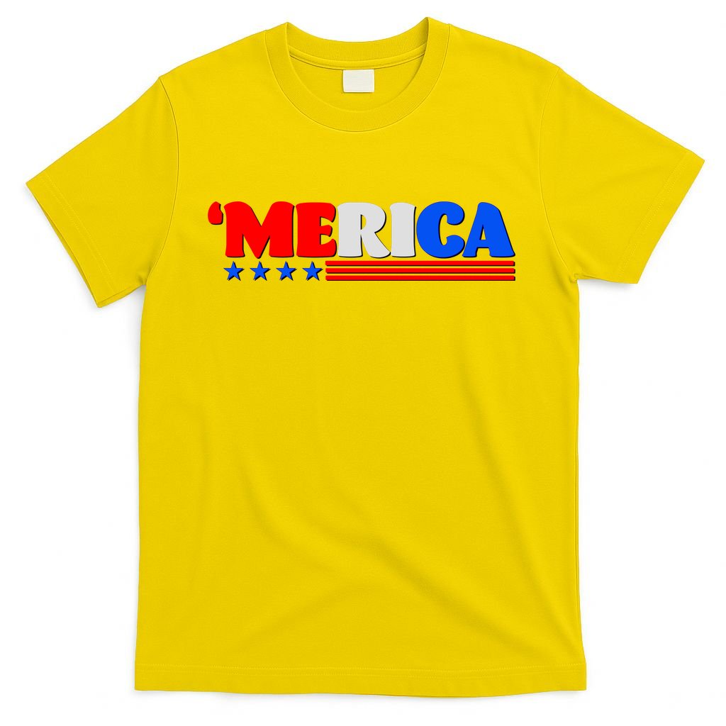 Red White & Blue 'Merica 4th Of July T-Shirt