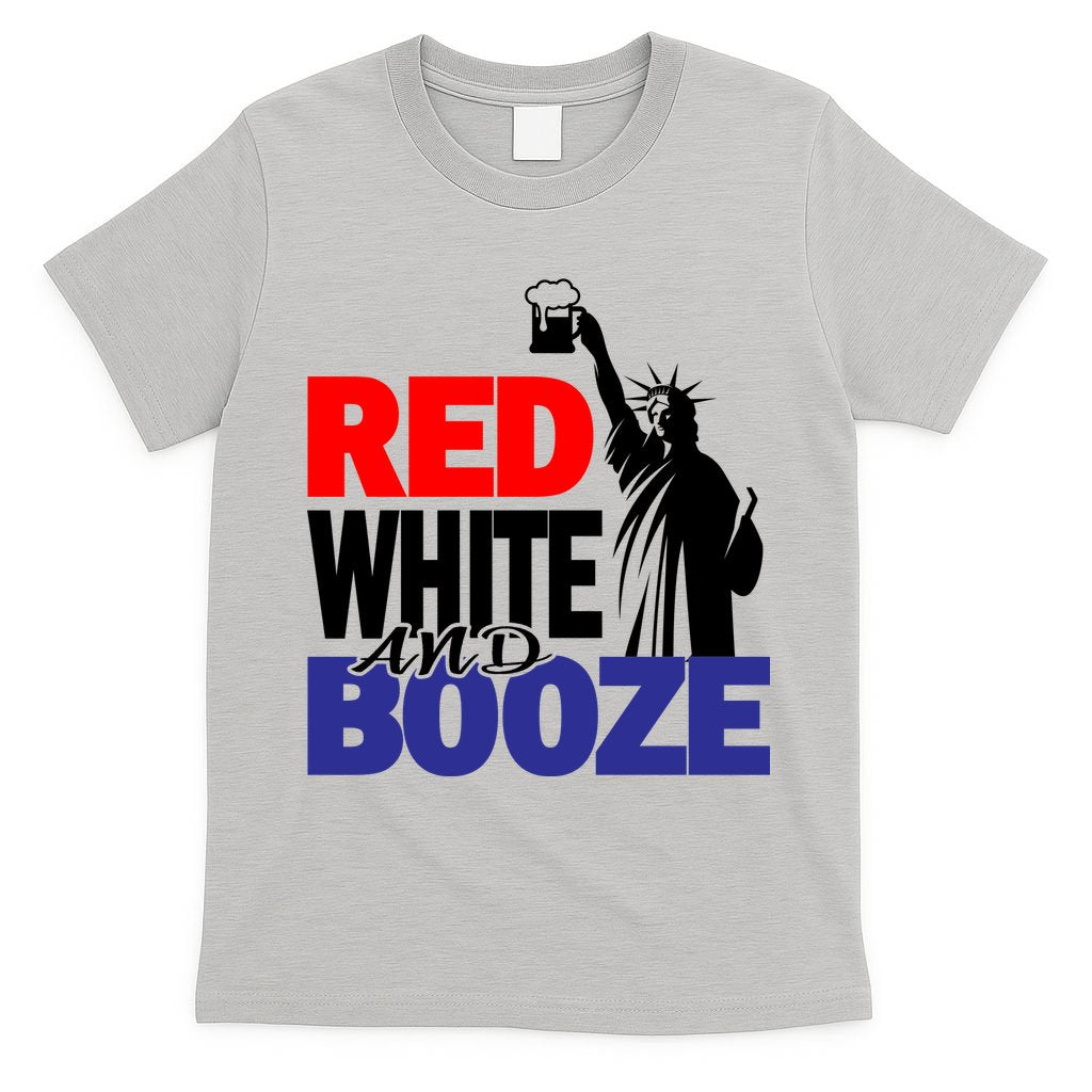 Red White and Booze USA Beer T-Shirt