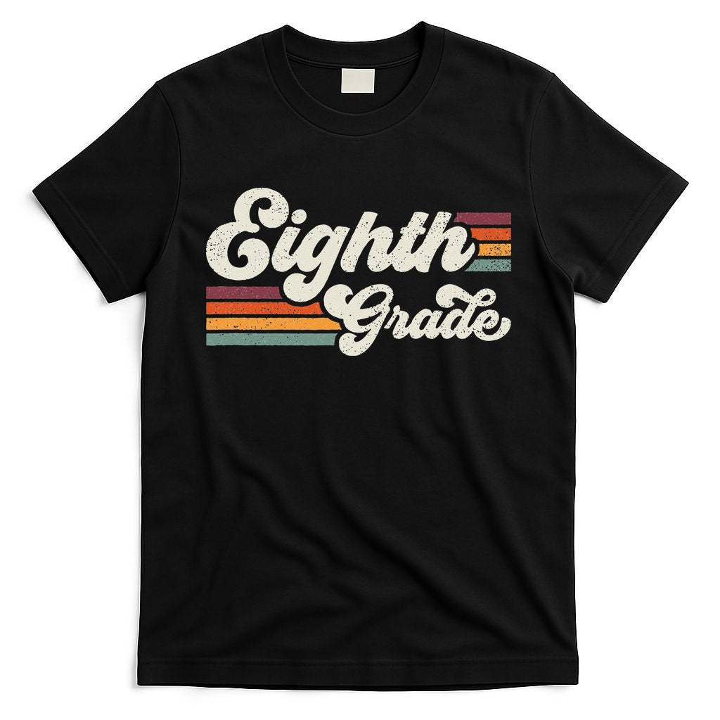Retro Eighth Grade Teacher Back To School T-Shirt