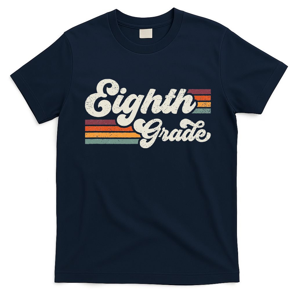 Retro Eighth Grade Teacher Back To School T-Shirt