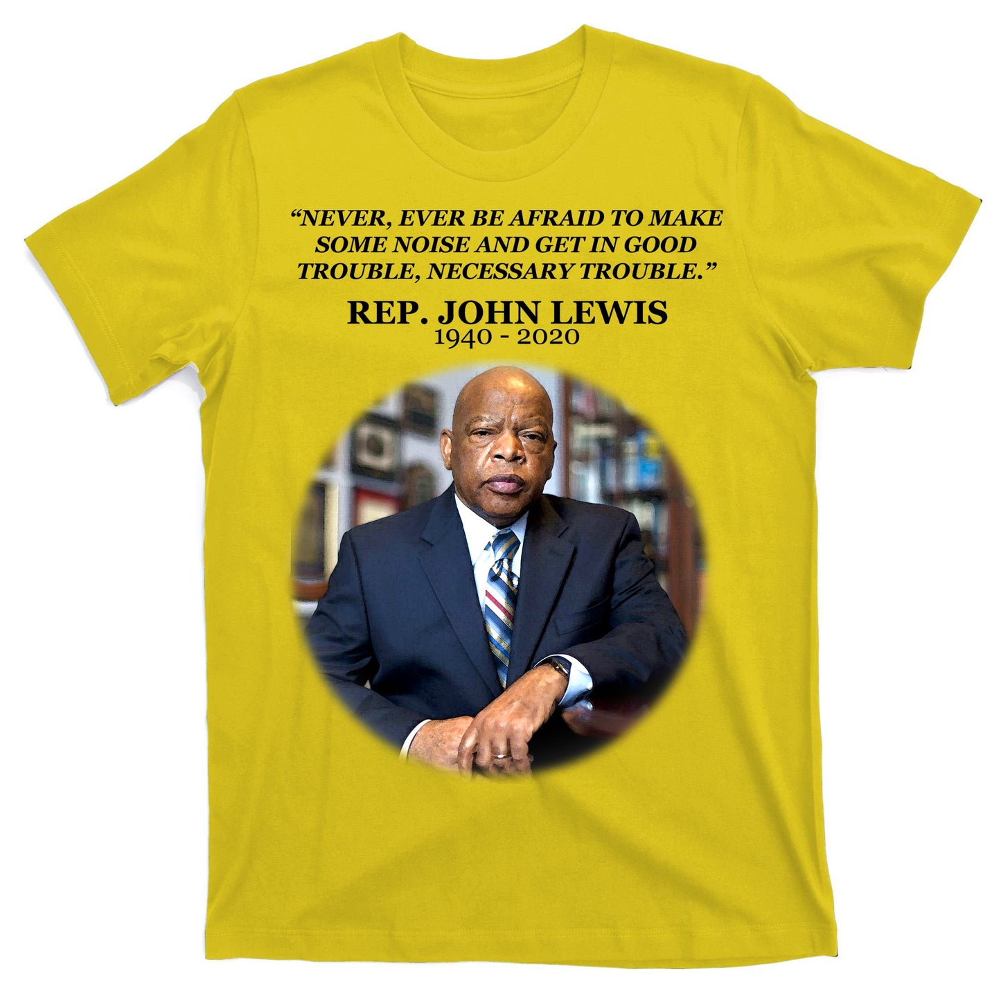 Representative John Lewis Tribute 1940-2020 T-Shirt