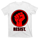 Resist Fist Circle Crest Resistance Anti Trump T-Shirt