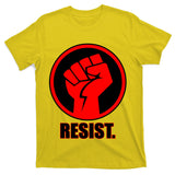 Resist Fist Circle Crest Resistance Anti Trump T-Shirt