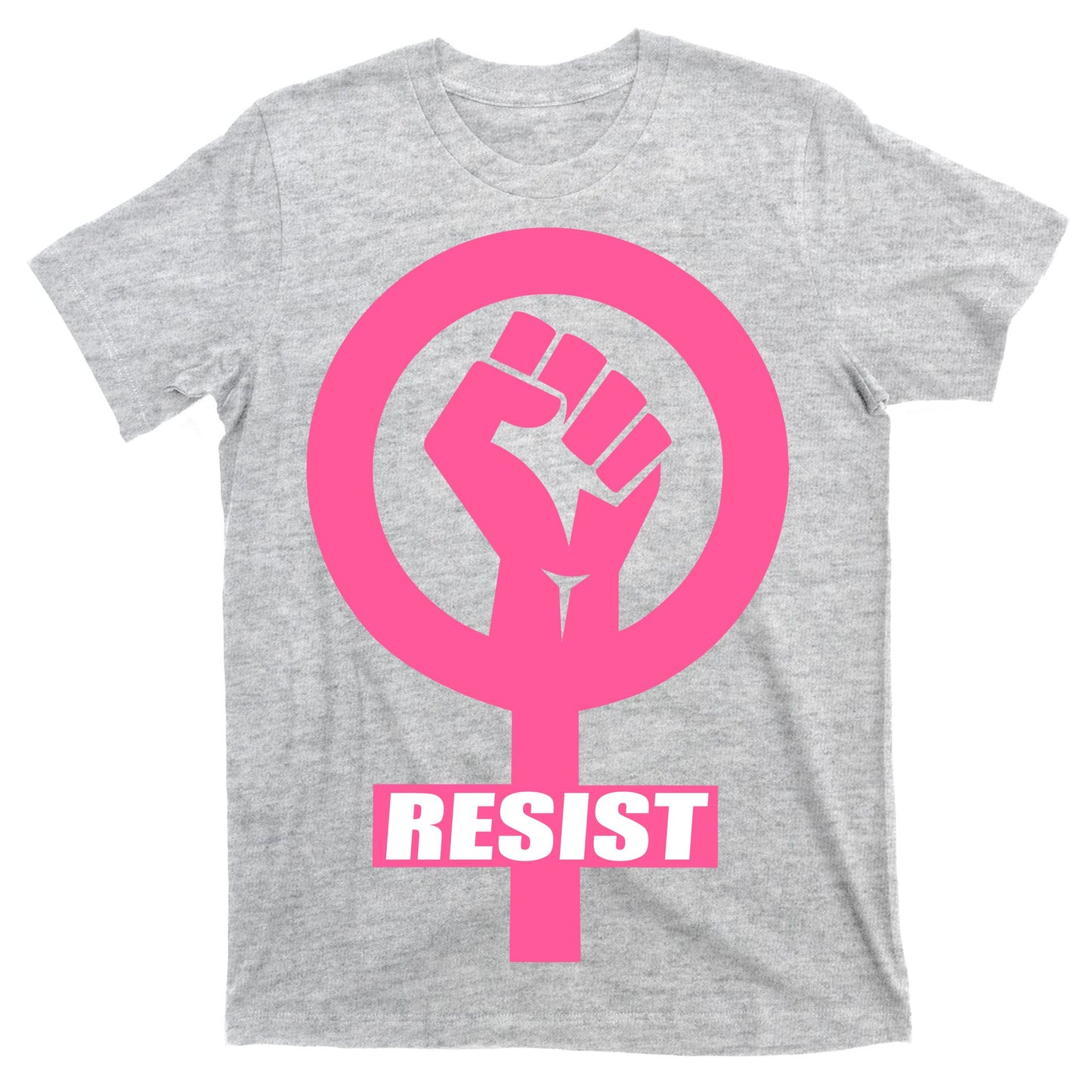 Resist Fist Women's Rights Logo Anti Trump Protest T-Shirt