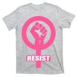 Resist Fist Women's Rights Logo Anti Trump Protest T-Shirt