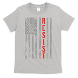 Resist Retro USA Flag The Resistance Anti Trump T-Shirt