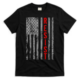 Resist Retro USA Flag The Resistance Anti Trump T-Shirt