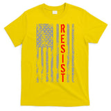Resist Retro USA Flag The Resistance Anti Trump T-Shirt
