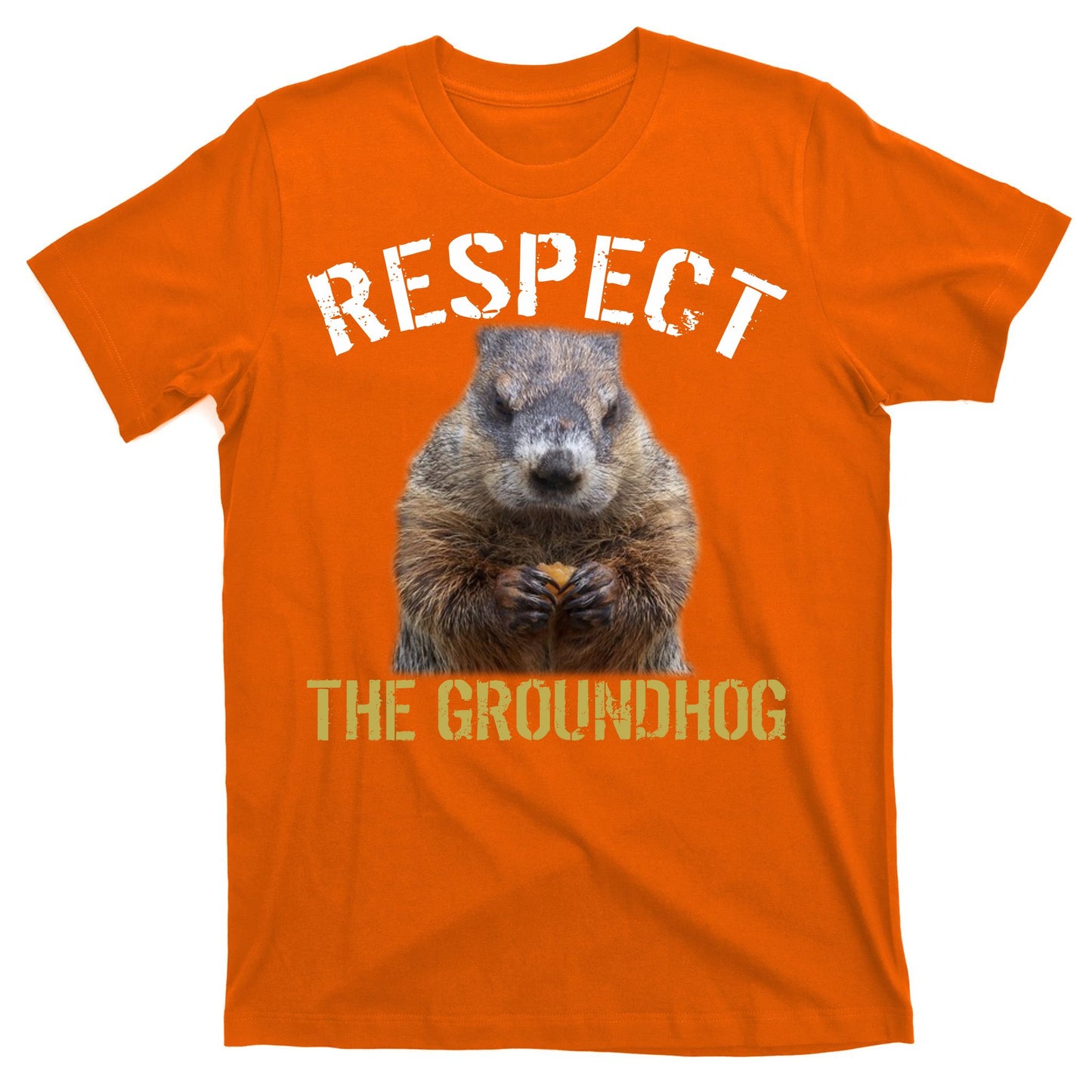 Respect The Groundhog T-Shirt