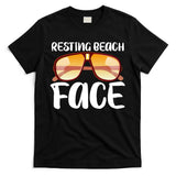 Resting Beach Face Summer Shades T-Shirt