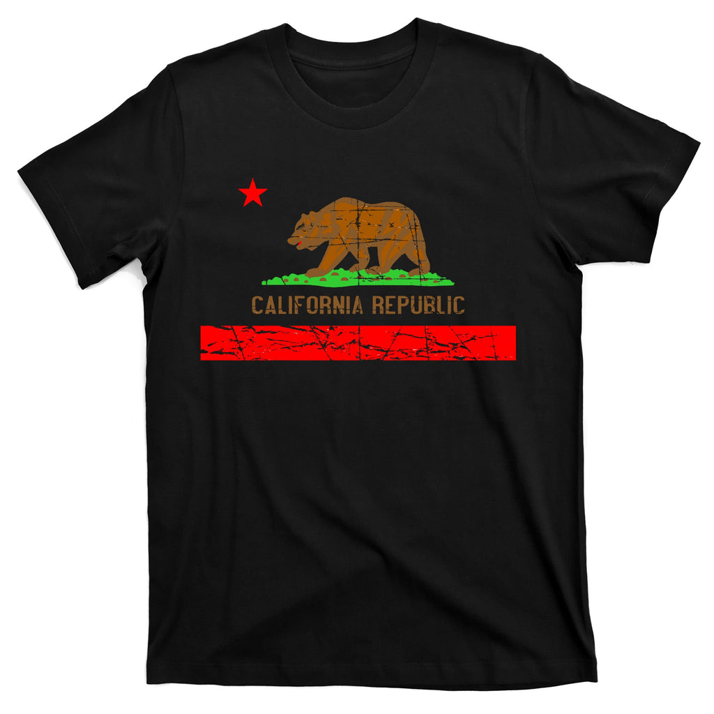 Retro California Republic Flag T-Shirt