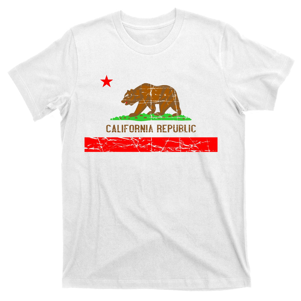 Retro California Republic Flag T-Shirt
