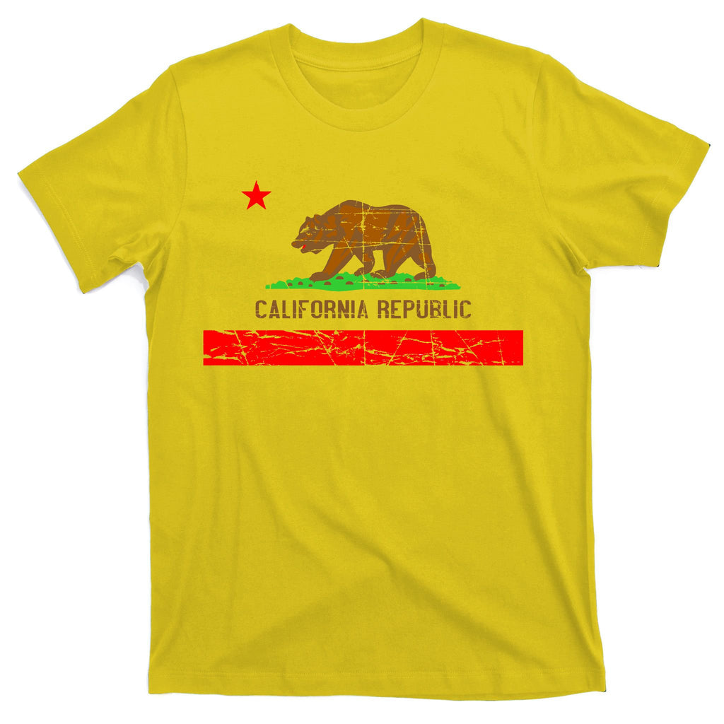 Retro California Republic Flag T-Shirt