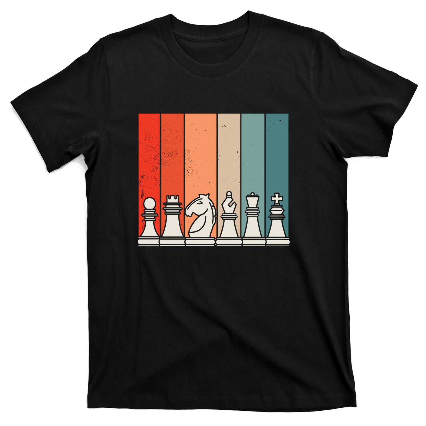 Retro Chess Pieces T-Shirt